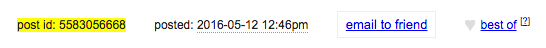 Screenshot of the bottom of a craigslist post page